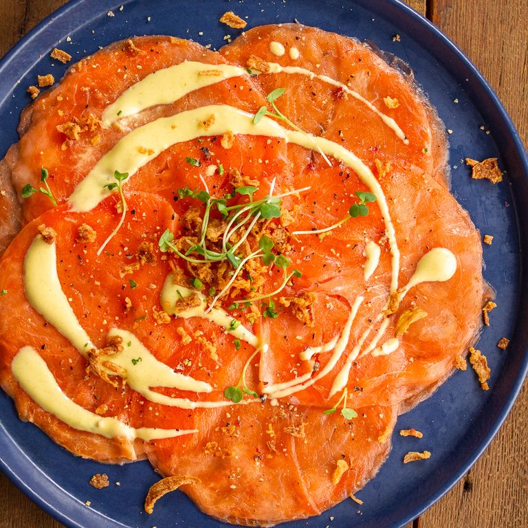 CARPACCIO DE SALMÃO 100G