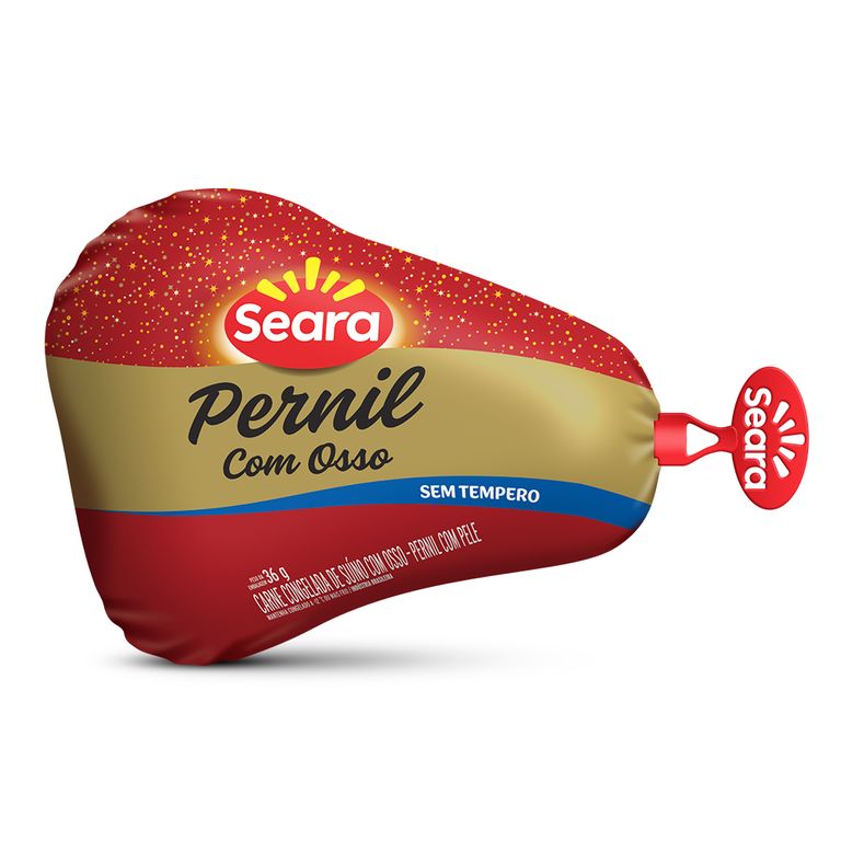 PERNIL SUÍNO COM OSSO SEM TEMPERO DE 4,0KG A 5,1KG