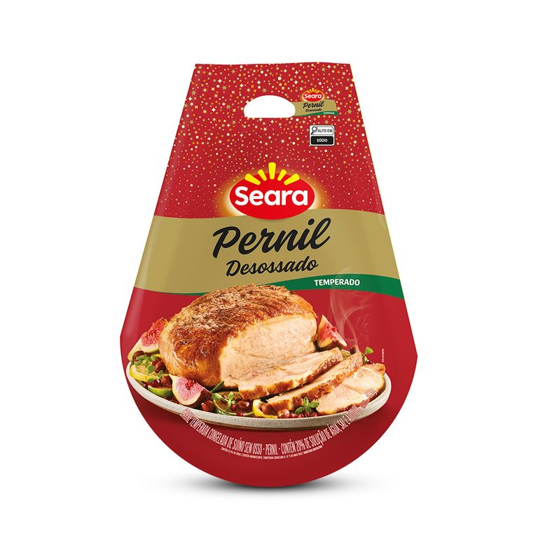 PERNIL SUÍNO SEM OSSO TEMPERADO DE 2,2KG A 3,6KG