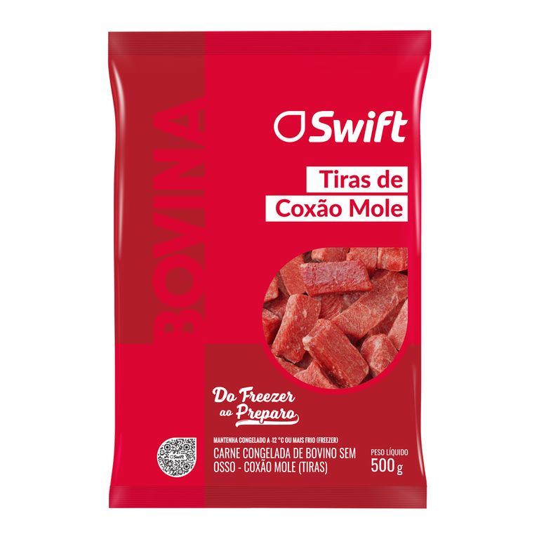 TIRAS DE COXÃO MOLE 500G