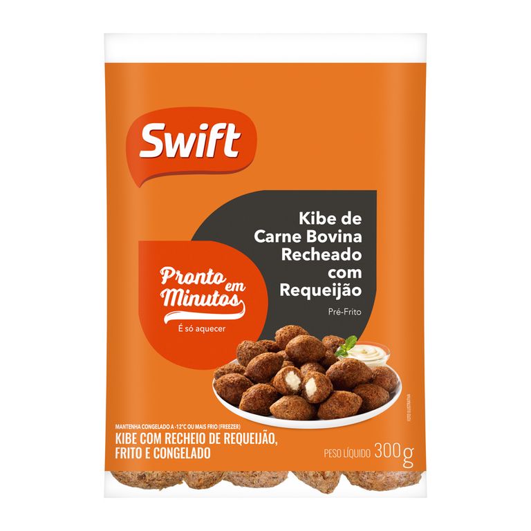 KIBE RECHEADO COM REQUEIJÃO PRÉ-FRITO 300G