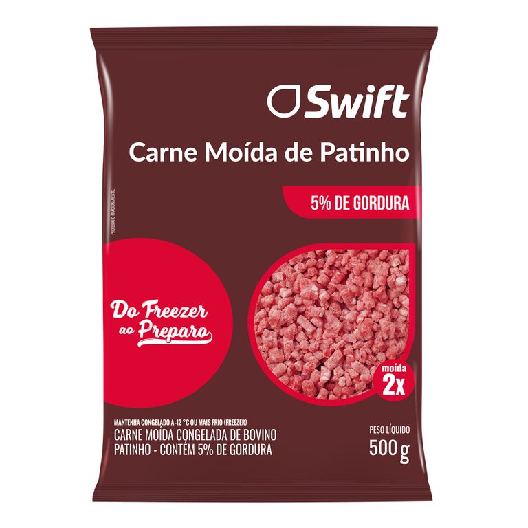 CARNE MOÍDA DE PATINHO 500G