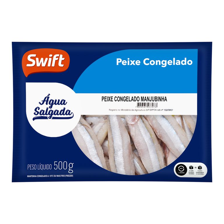 MANJUBA INTEIRA 500G