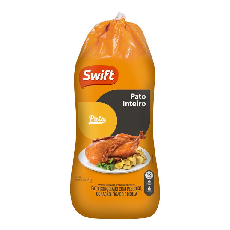 PATO INTEIRO DE 2,2 KG A 2,9 KG