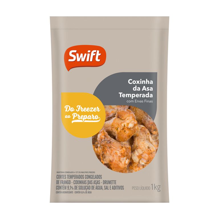 COXINHA DA ASA TEMPERADA 1KG