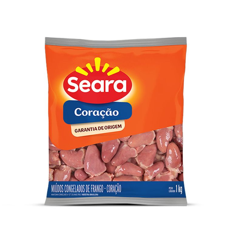 CORAÇÃO DE FRANGO CONGELADO 1KG