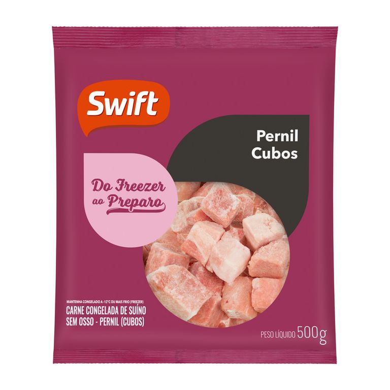 CUBOS DE PERNIL SUÍNO 500G