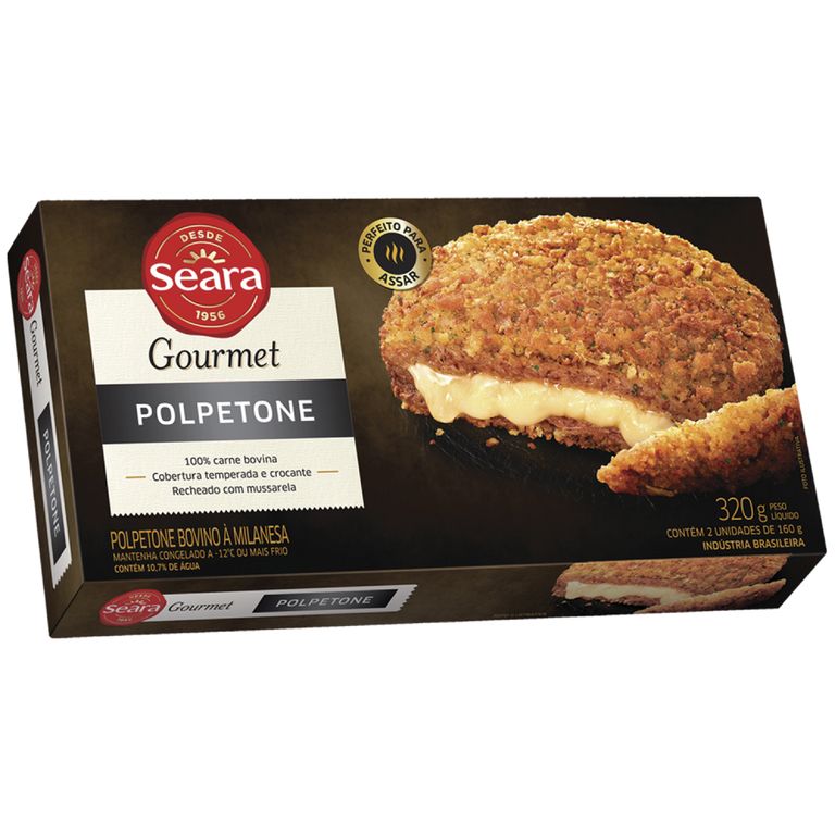 HAMBÚRGUER POLPETONE SEARA GOURMET 320G