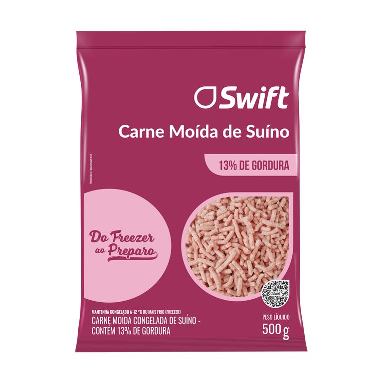 CARNE MOÍDA SUÍNA 500G