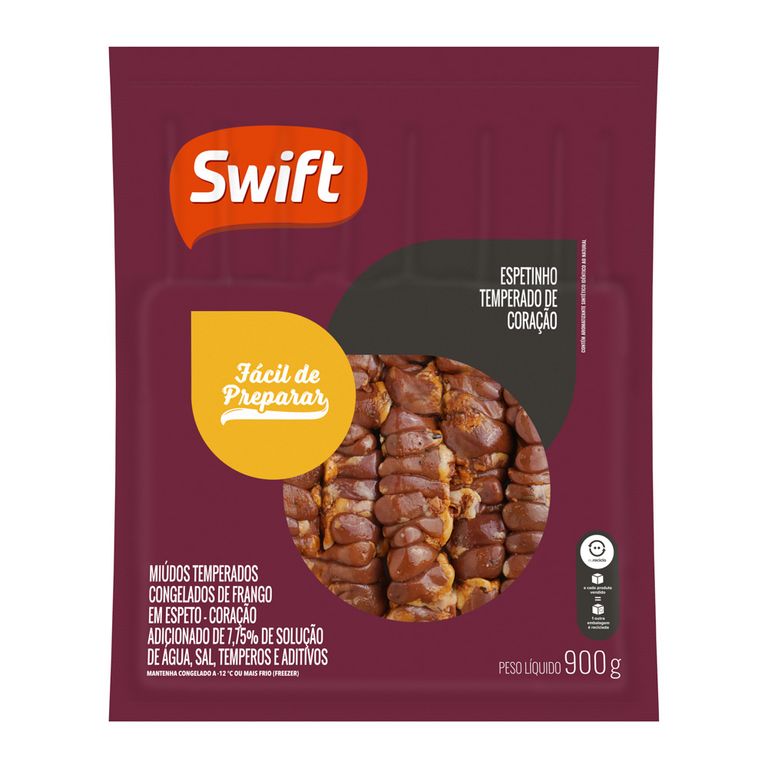 ESPETINHO DE CORAÇÃO 900G