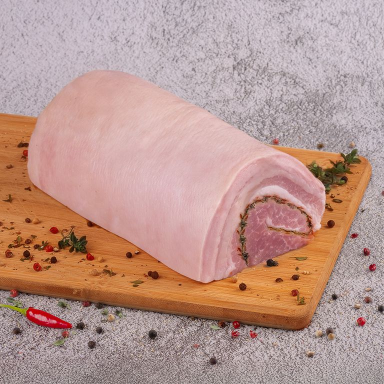 PANCETA RECHEADA GOURMET DE 1,0KG A 1,6KG