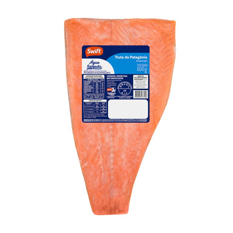 FILÉ DE TRUTA DA PATAGÔNIA 600G
