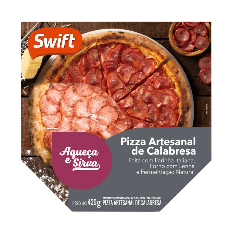 PIZZA ARTESANAL DE CALABRESA 420G