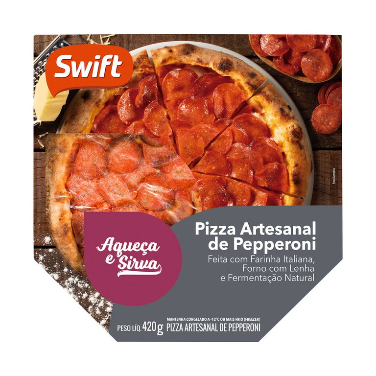 PIZZA ARTESANAL DE PEPPERONI 420G