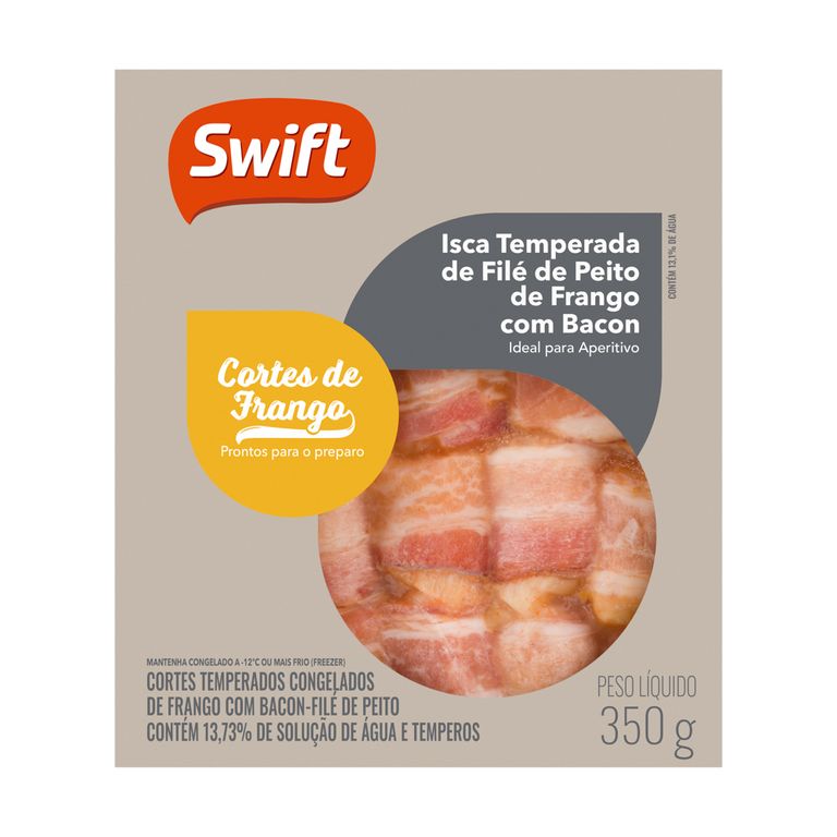 FILÉ DE FRANGO APERITIVO COM BACON 350G