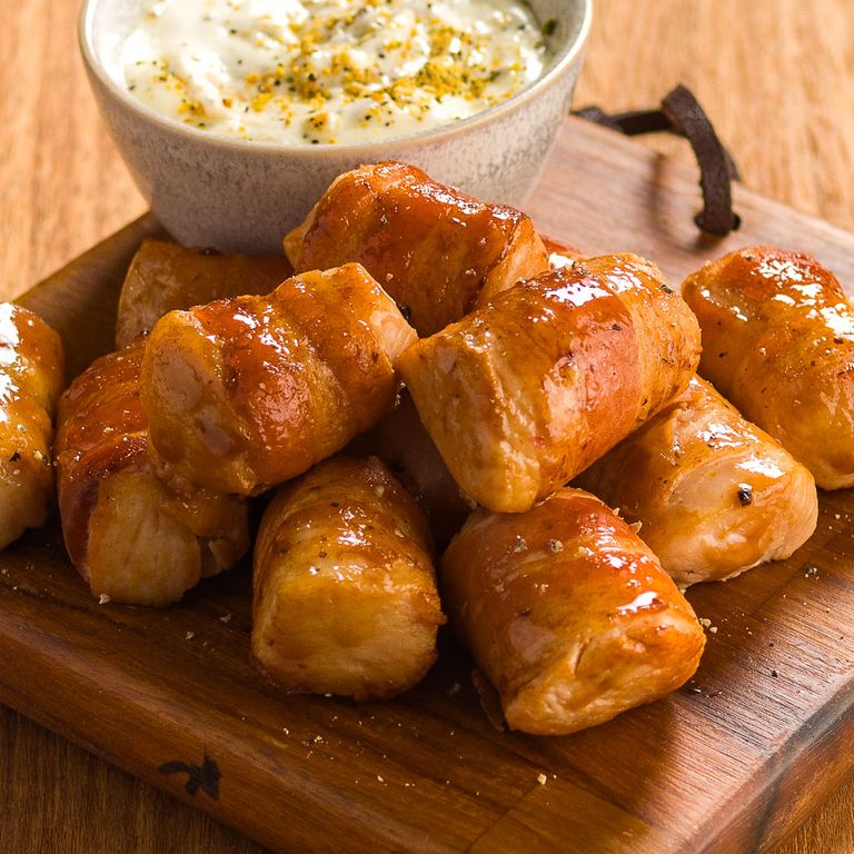 FILÉ DE FRANGO APERITIVO COM BACON 350G