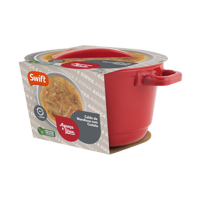 CALDO DE MANDIOCA COM COSTELA 350G