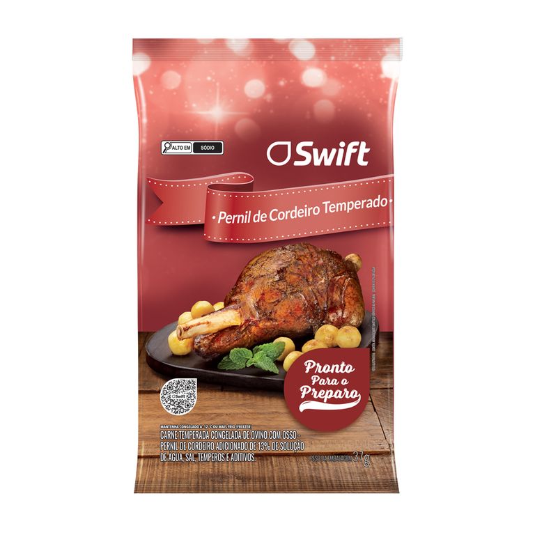 PERNIL DE CORDEIRO TEMPERADO DE 1,7KG A 2,5KG