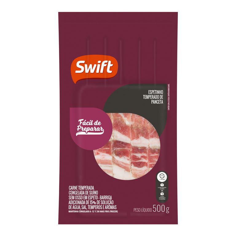ESPETINHO DE PANCETA 500G