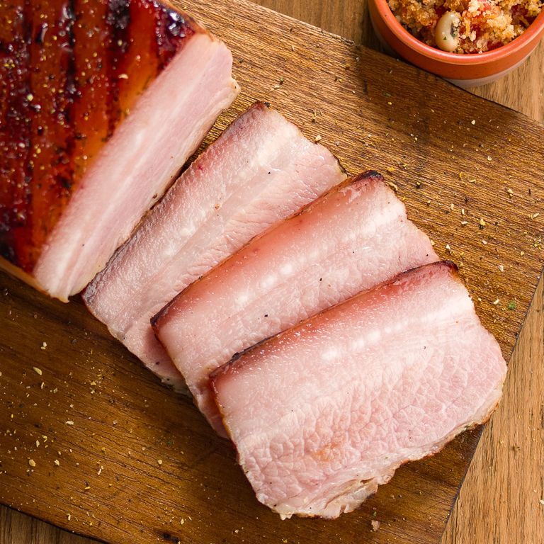 PANCETA SUÍNA COM LEMON PEPPER GRILL DE 0,7KG A 1,1KG