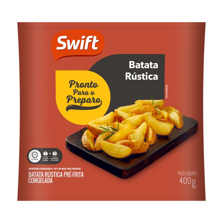 BATATA RÚSTICA PRÉ-FRITA 400G