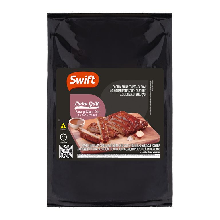 COSTELA SUÍNA AO MOLHO BARBECUE SOUTH CAROLINE DE 0,9KG A 1,6KG