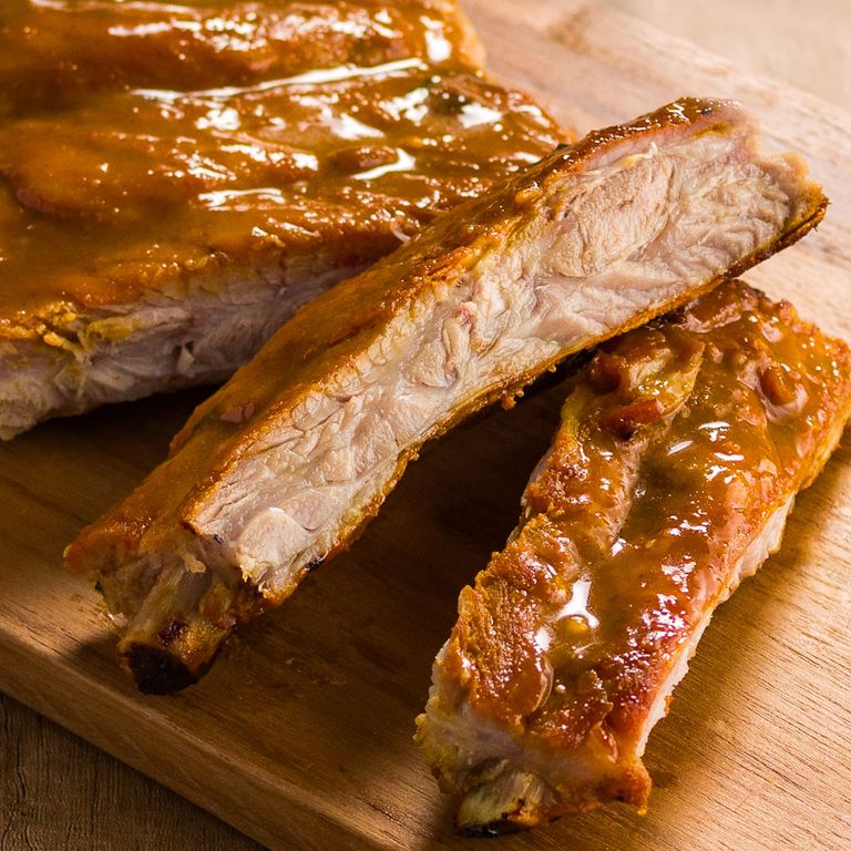 COSTELA SUÍNA AO MOLHO BARBECUE SOUTH CAROLINE DE 0,9KG A 1,6KG