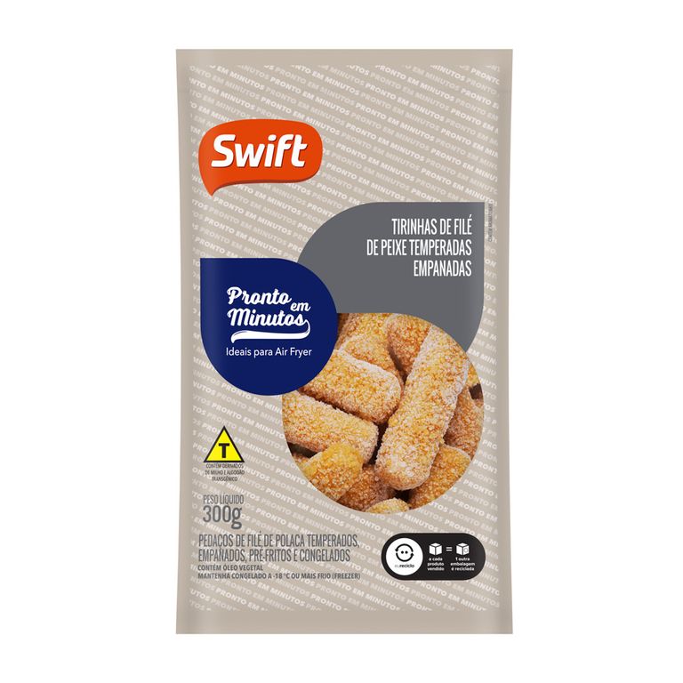 TIRAS FILÉ DE PEIXE EMPANADO 300G