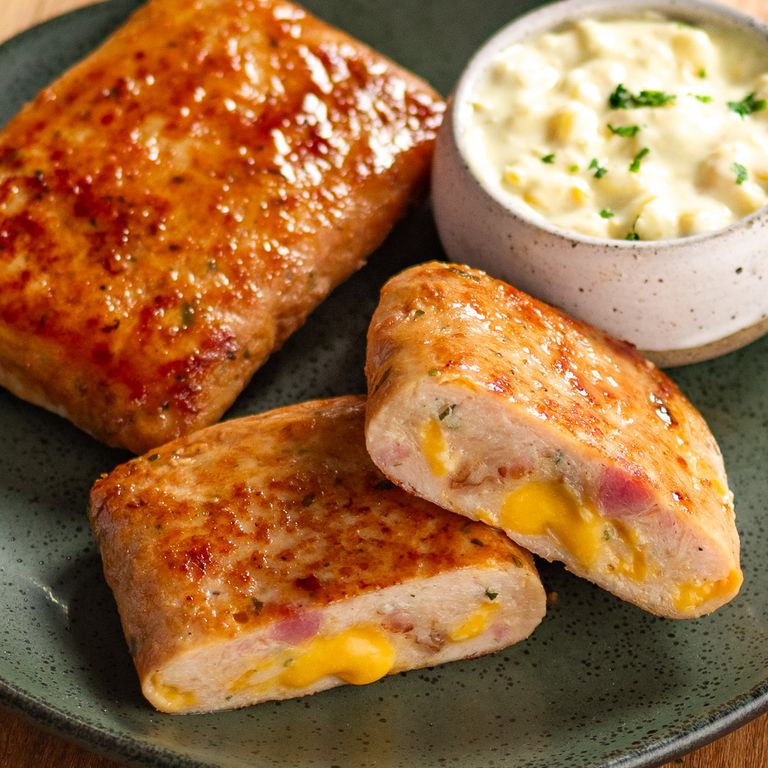 MANTA DE FRANGO COM CHEDDAR E BACON 130G
