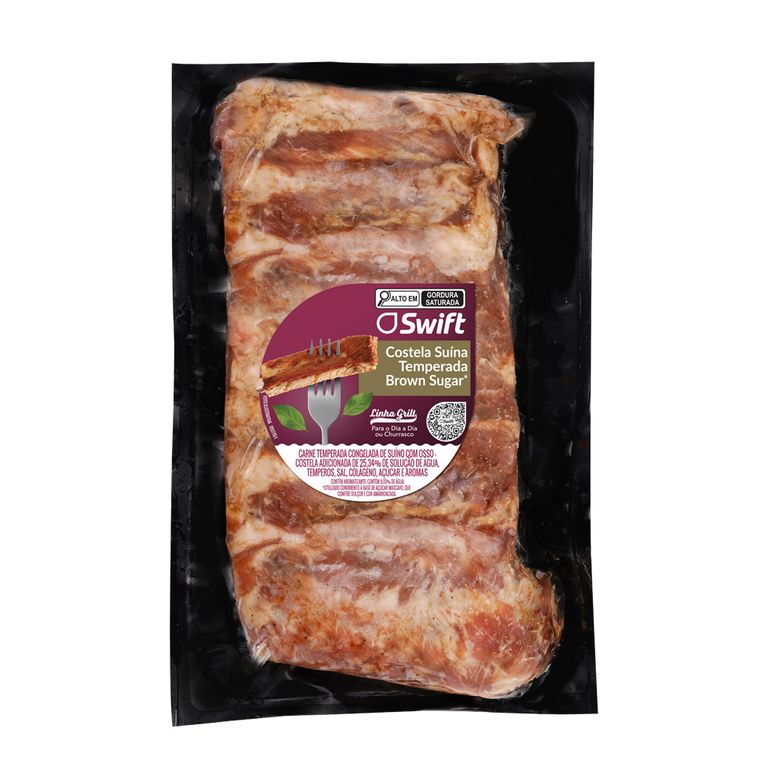 COSTELA SUÍNA BROWN SUGAR DE 0,9KG A 1,6KG