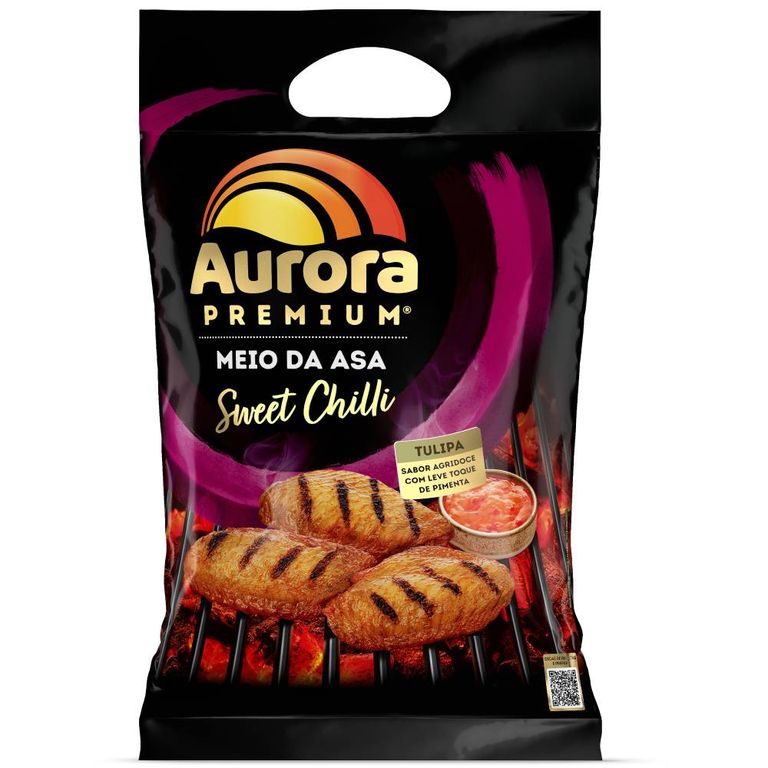 MEIO DA ASA (TULIPA) SWEET CHILLI AURORA 800G