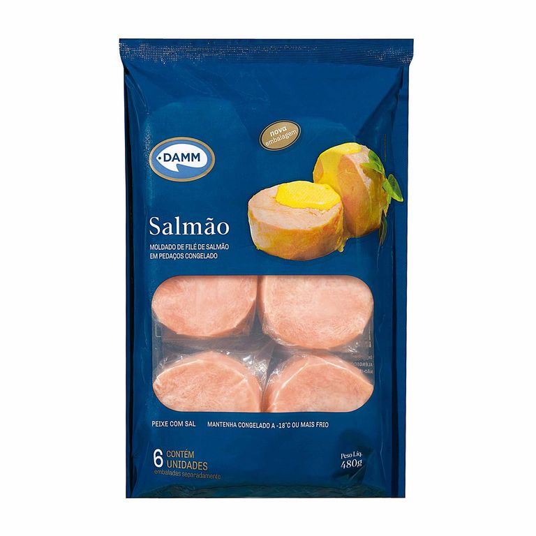 MEDALHÃO DE SALMÃO DAMM 480G