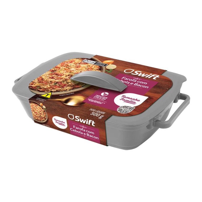 FAROFA COM CEBOLA E BACON 350G