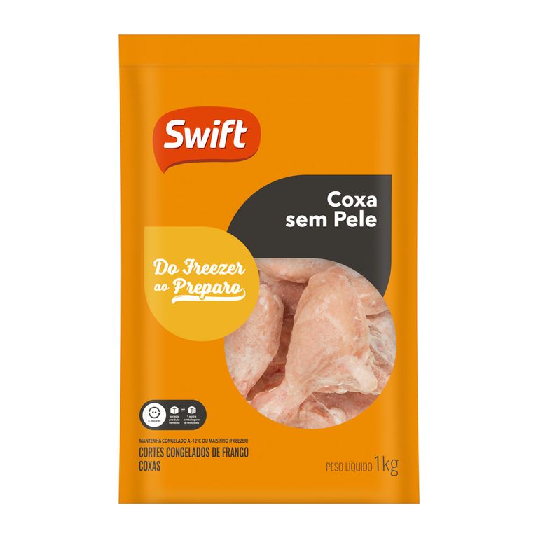 COXA DE FRANGO SEM PELE 1KG