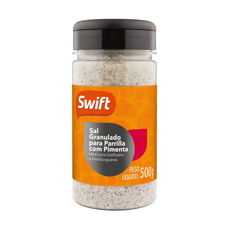 SAL GRANULADO PARA PARRILLA COM PIMENTA 500G